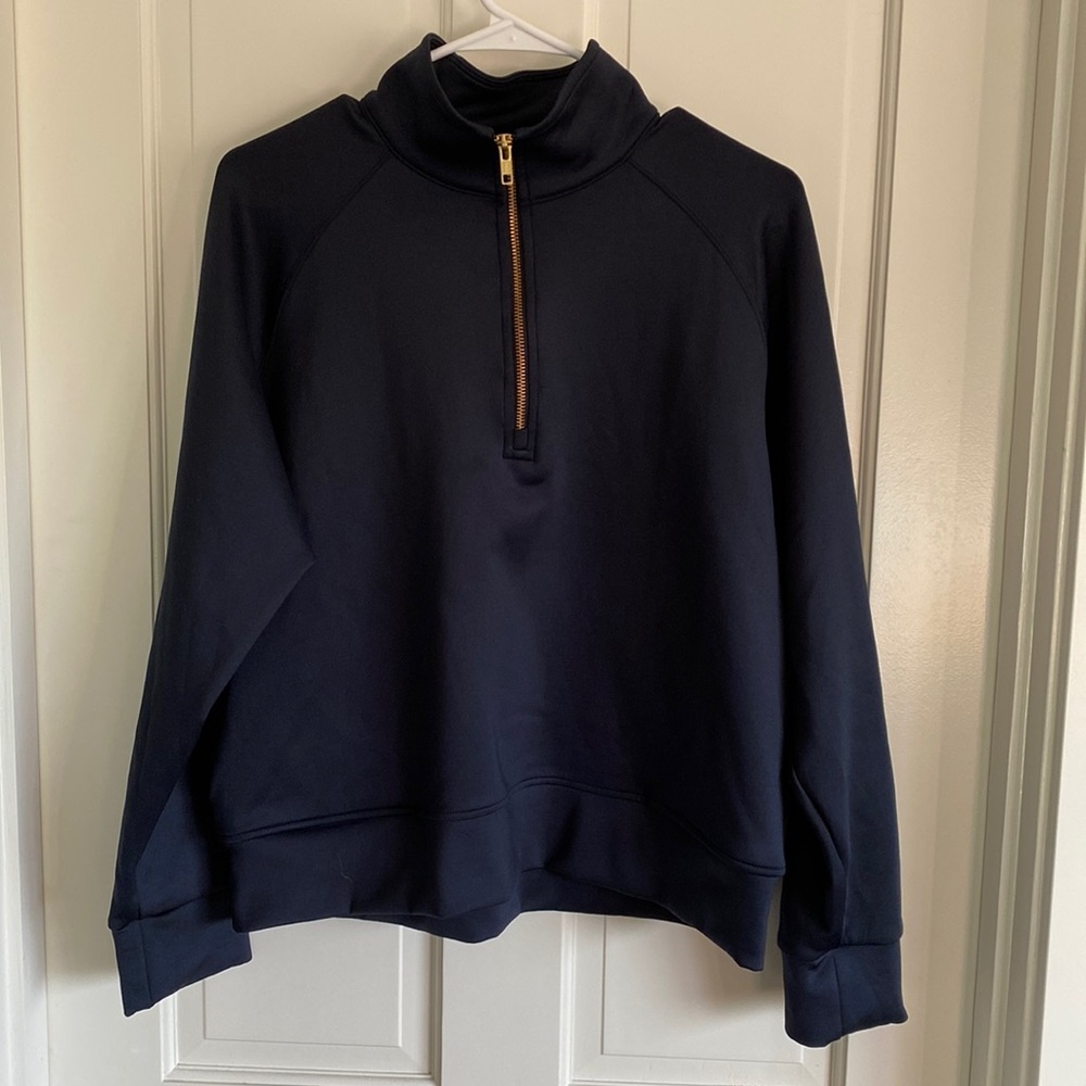 Albion Oxford zip-up in Navy